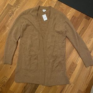 J. Crew Brown Cardigan with pockets